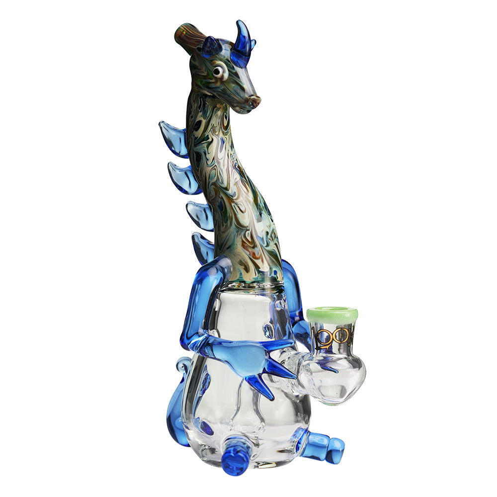 Lookah 10″ Mini Cute Dragon Water Pipe (WPC1215) - Wathet Blue