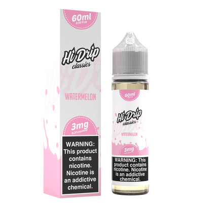 Hi-Drip Classics Series E-Liquid 60mL (Freebase) | Watermelon with Packaging