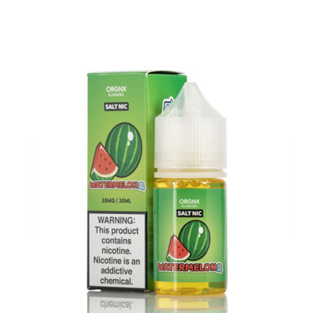 ORGNX Salt Series E-Liquid 30mL (Salt Nic) | Watermelon Ice with packaging