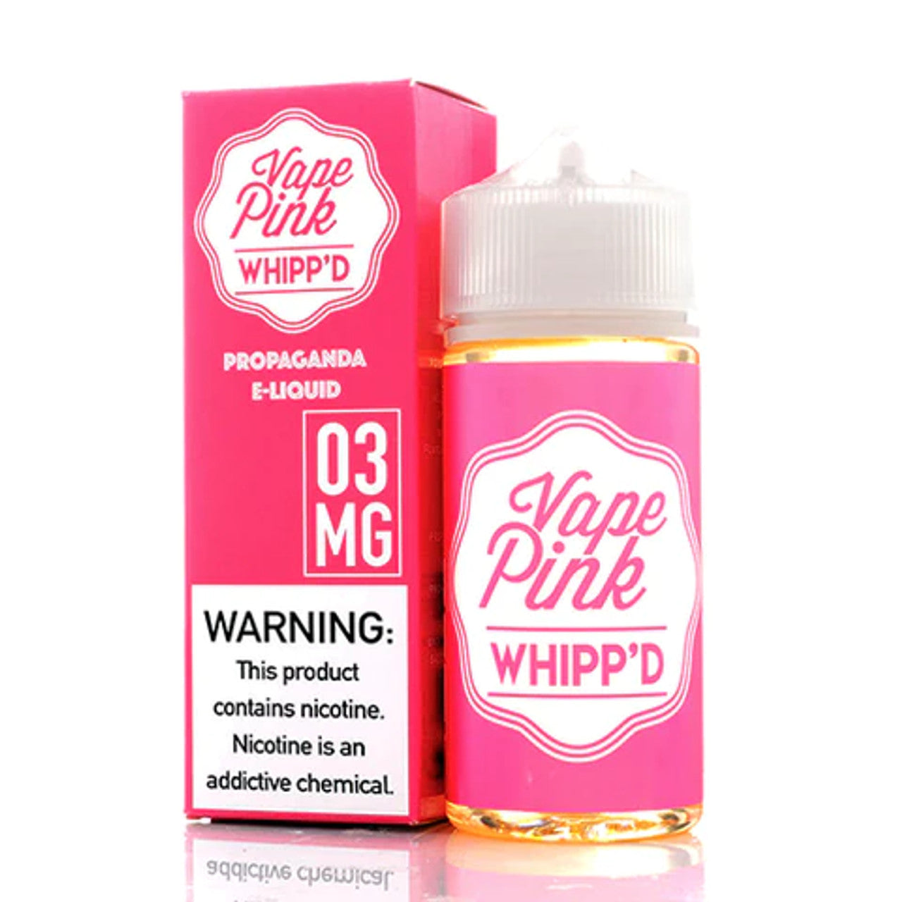 Vape Pink Series E-Liquid 100mL | Whippd with Packaging