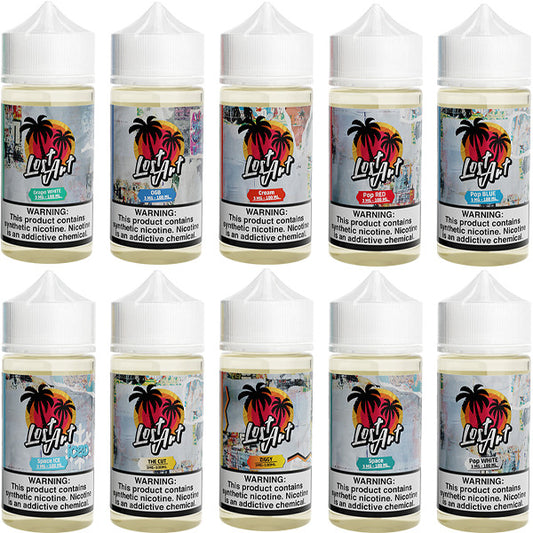 Lost Art TFN Series E-Liquid 100mL (Freebase) | Group Photo 