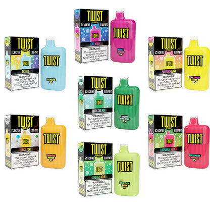 Twist Disposable 6000 | 15mL | 50mg | MOQ 10 | Group Photo