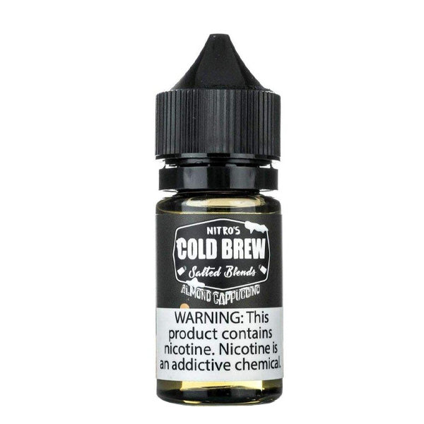 Nitro’s Cold Brew Salt Series E-Liquid 30mL (Salt Nic) | Almond Cappuccino