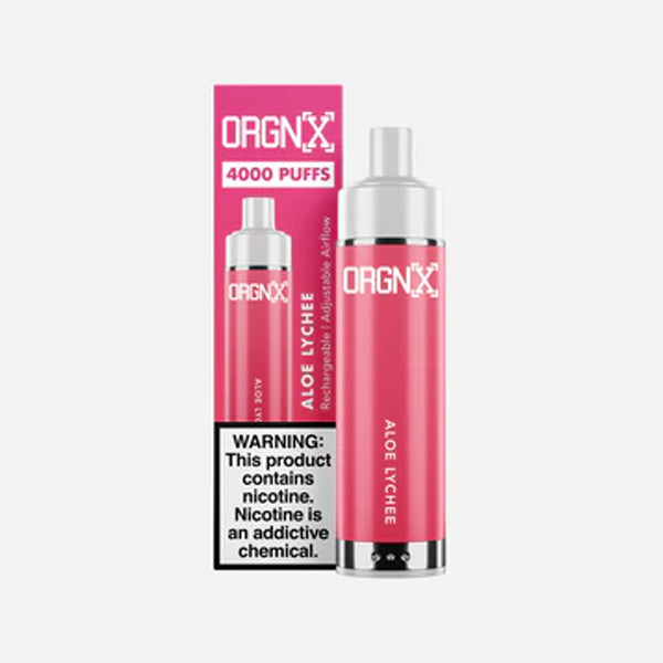 ORGNX Disposable 4000 puffs 9mL 50mg | MOQ 10 Aloe Lychee