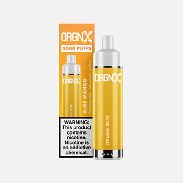 ORGNX Disposable 4000 puffs 9mL 50mg | MOQ 10 Aloe Mango