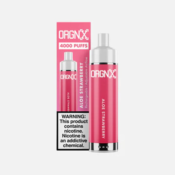 ORGNX Disposable 4000 puffs 9mL 50mg | MOQ 10 Aloe Strawberry