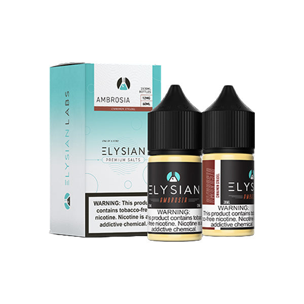 Elysian Salt Series E-Liquid x2-30mL (Salt Nic) |  Ambrosia with packaging