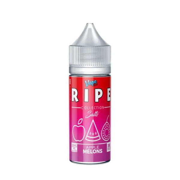 Vape 100 Ripe Salt Series E-Liquid 30mL (Salt Nic) - Apple Melons