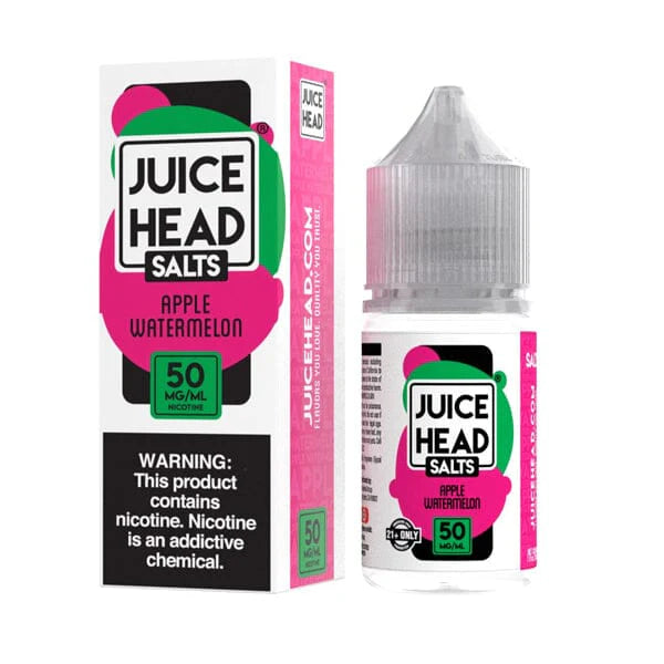 Juice Head Salt Series E-Liquid 30mL (Salt Nic) - Apple Watermelon with packaging