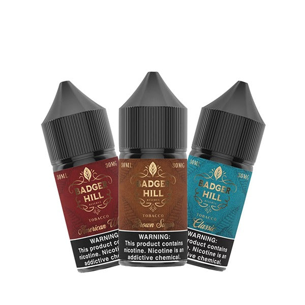 Badger Hill Reserve Salt Series E-Liquid 30mL |  Group Photo