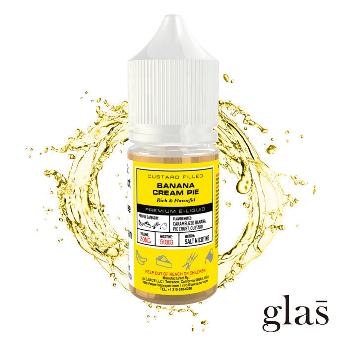 GLAS BSX TFN Salt Series E-Liquid | 30mL (Salt Nic) Banana Cream Pie