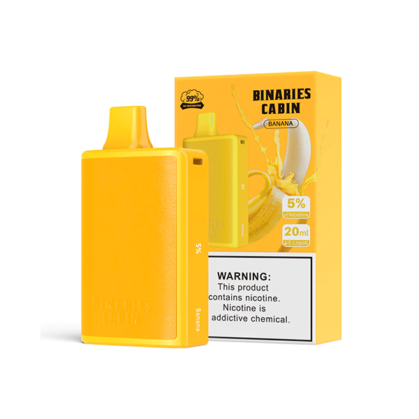 HorizonTech Binaries Cabin Disposable 10,000 puffs 20mL 50mg | MOQ 10 | Banana with Packaging