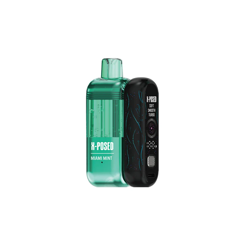 X-Posed – Dispo Kit- 35000Puff- 16mL Dispo plus Power Dock | Miami Mint