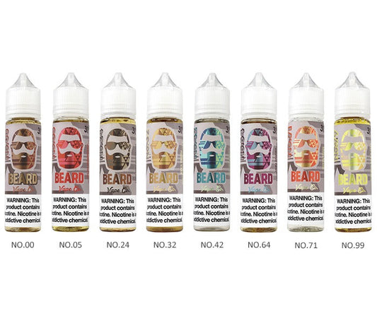 Beard Vape Co Series E-Liquid 60mL (Freebase) | Group Photo