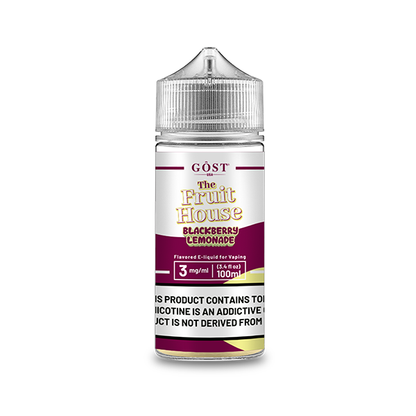 The Fruit House TFN E-Liquid | 100mL | 3MG | (Freebase) | Blackberry Lemonade