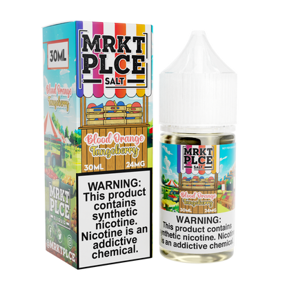 MRKT PLCE Salt Series E-Liquid 30mL (Salt Nic) | Blood Orange  Tangoberry with packaging