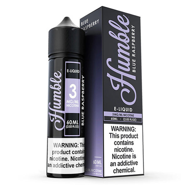Humble Series E-Liquid | 3mg | 60mL | (Freebase) | Blue Raspberry with Packaging