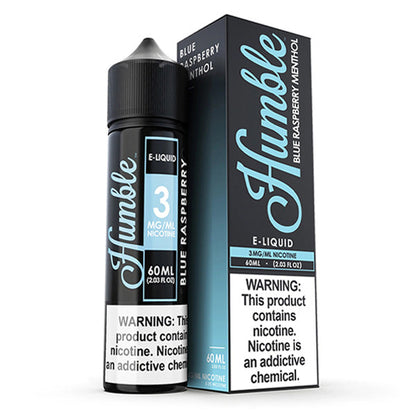 Humble Series E-Liquid | 3mg | 60mL | (Freebase) | Blue Raspberry Menthol with Packaging