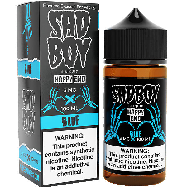 Sadboy Series E-Liquid 100mL | Blue with Packaging