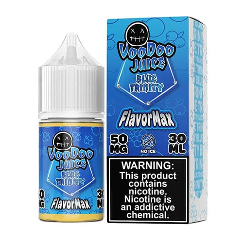 Voodoo Juice FlavorMax Salt Series E-Liquid 30mL - Blue Trinity with packaging