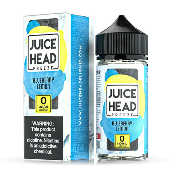 Juice Head Series E-Liquid | 100mL (Freebase) Blueberry Lemon Freeze with Packaging