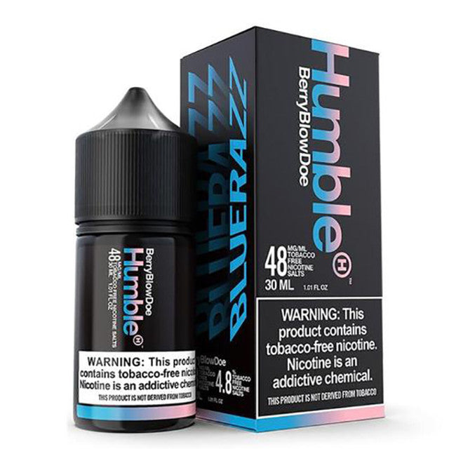 Humble Salt Series E-Liquid 30mL (Salt Nic) Berry Blow Doe with packaging