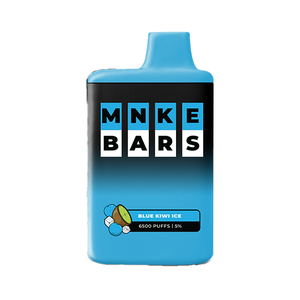 MNKE Bars Disposable 6500 Puffs 16mL 50mg | MOQ 5 | Blue Kiwi Ice