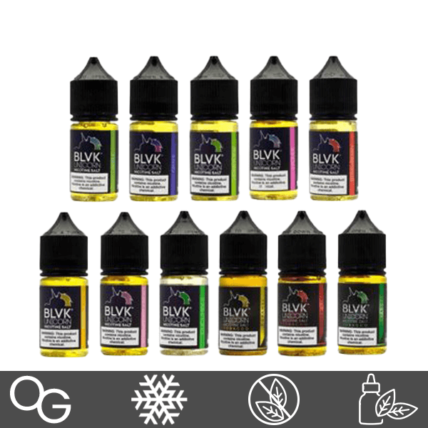 BLVK TFN Salt Series E-Liquid 30mL (Salt Nic) Group Photo