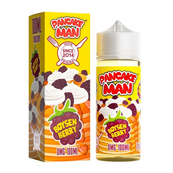 Pancake Man Series E-Liquid 100mL (Freebase)- Boysen Berry with Packaging