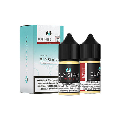 Elysian Salt Series E-Liquid | x2-30mL | (Salt Nic) | 12mg | Business with packaging