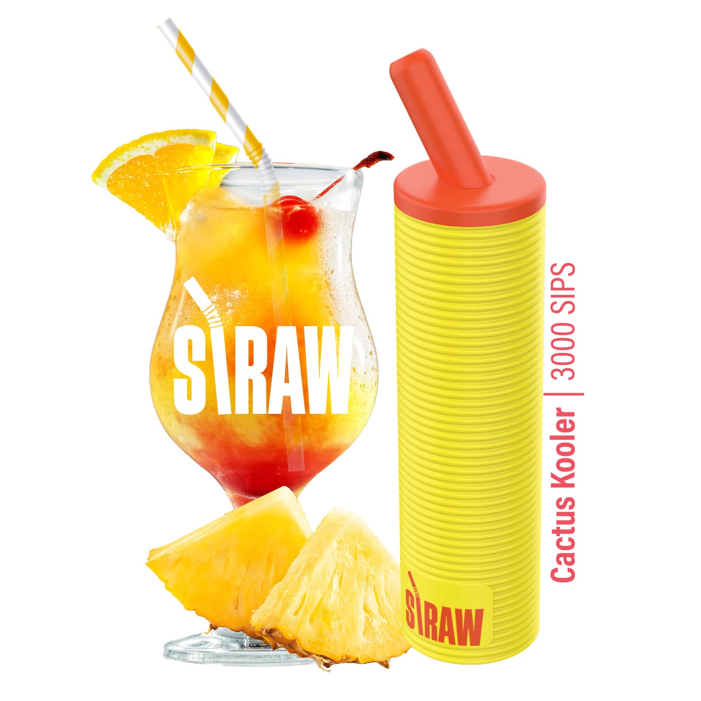 Straw Vape Disposable | 3000 Puffs | 8mL