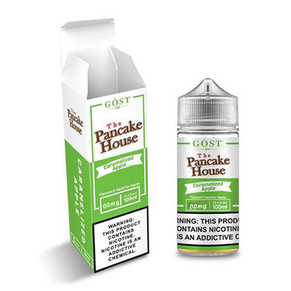 Pancake House Series E-Liquid 100mL (Freebase) | Caramelized Applewith Packaging