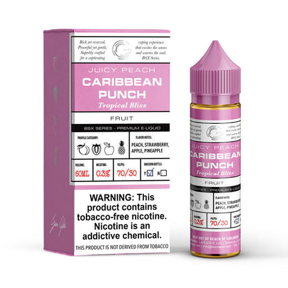 GLAS BSX TFN Series E-Liquid | 0mg | 60mL | (Freebase) | Carribbean Punch with Packaging