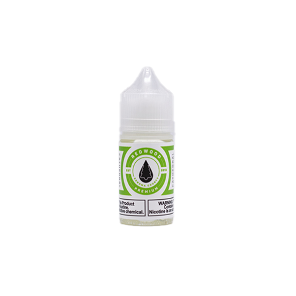 Redwood Salt Series E-Liquid 30mL Cathedral Light Green bottle