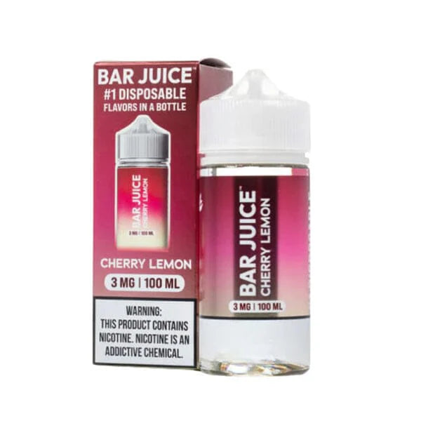 Bar Juice BJ30000 E-Liquid 100mL (Freebase)  Cherry Lemon with packaging