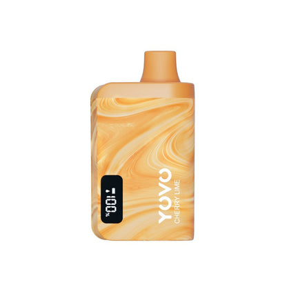 Yovo JB8000 Disposable | 8000 Puffs |  12mL | 50Mg | MOQ 5 | Cherry Lime