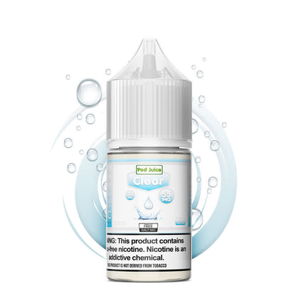 Pod Juice Salt Series E-Liquid | 30mL | 55mg | Clear bottle