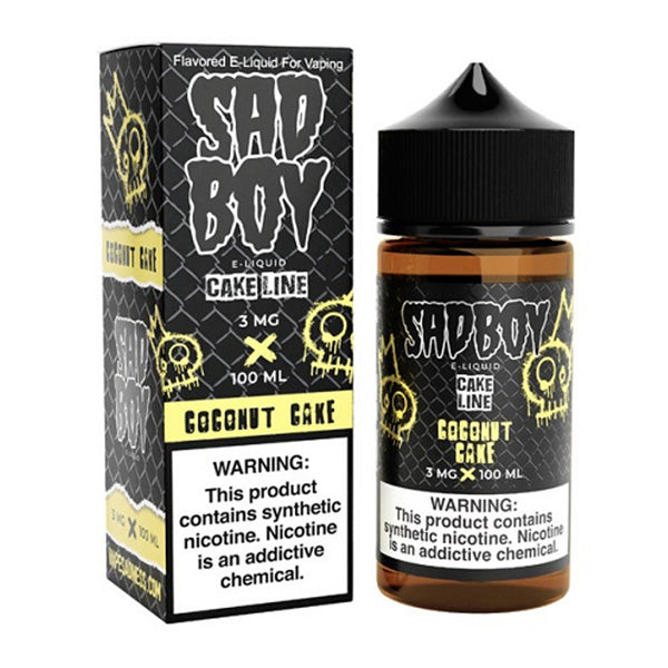 Sadboy Series E-Liquid 100mL | Coconut Cake with Packaging