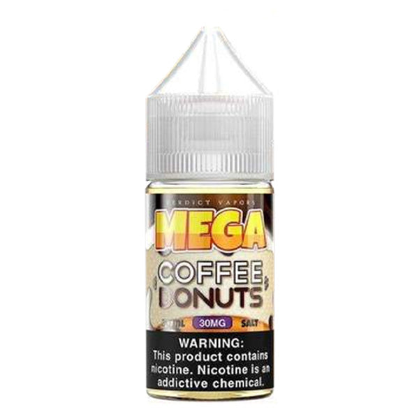 Mega E-Liquids Salt Series E-Liquid 30mL | Coffee Donuts 