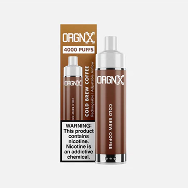 ORGNX Disposable 4000 puffs 9mL 50mg | MOQ 10 Cold Brew Coffee