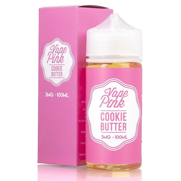 Vape Pink Series E-Liquid 100mL | Cookie Butter with Packaging