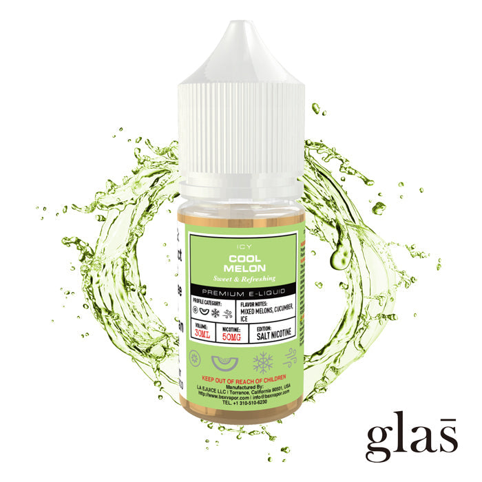 GLAS BSX TFN Salt Series E-Liquid | 50mg | 30mL | (Salt Nic) | Cool Melon
