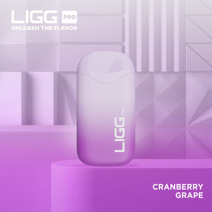 Ligg Pro Disposable | 5500 Puffs | 14mL  | 50mg | MOQ 10 | Cranberry Grape