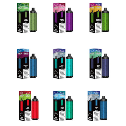 Crown Bar AF8000 Disposable | 8000 Puffs | 18mL | 50mg | MOQ 10 | Group Photo with Packaging 