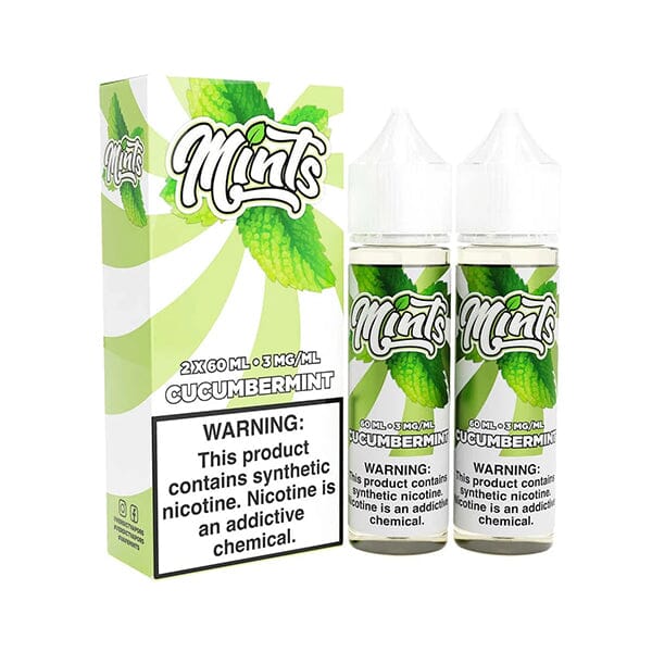 Mints Series E-Liquid x2-60mL | Cucumber Mint with packaging