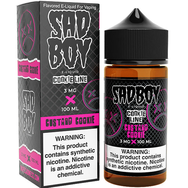 Sadboy Series E-Liquid 100mL | Custard Cookie with Packaging