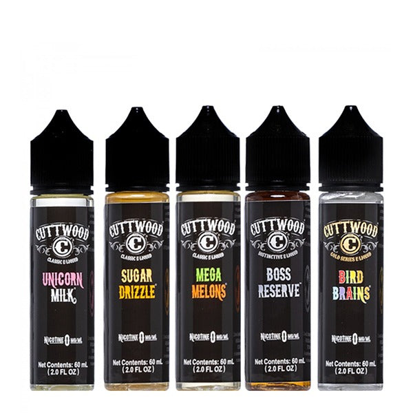 Cuttwood Series E-Liquid 60mL Group Photo