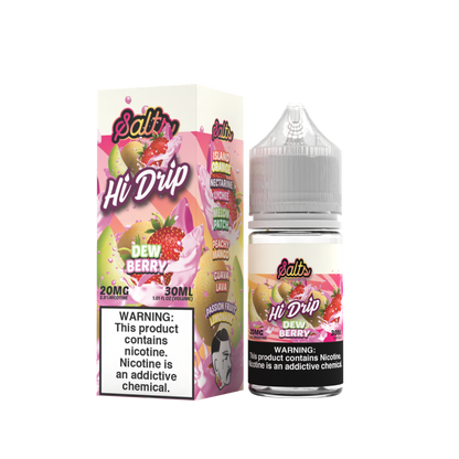 Hi-Drip Salt Series E-Liquid | 30mL | 20mg | (Salt Nic) | DewBerry with packaging