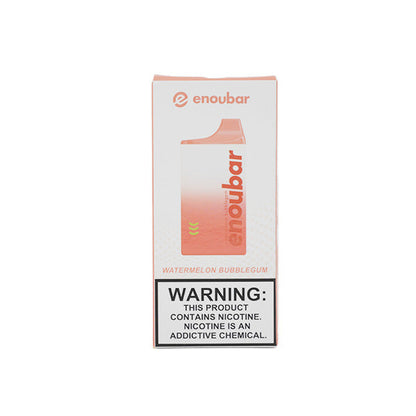 ENOU Bar Disposable 6000 Puff 13mL 50mg | MOQ 10 | Watermelon Bubblegum with Packaging