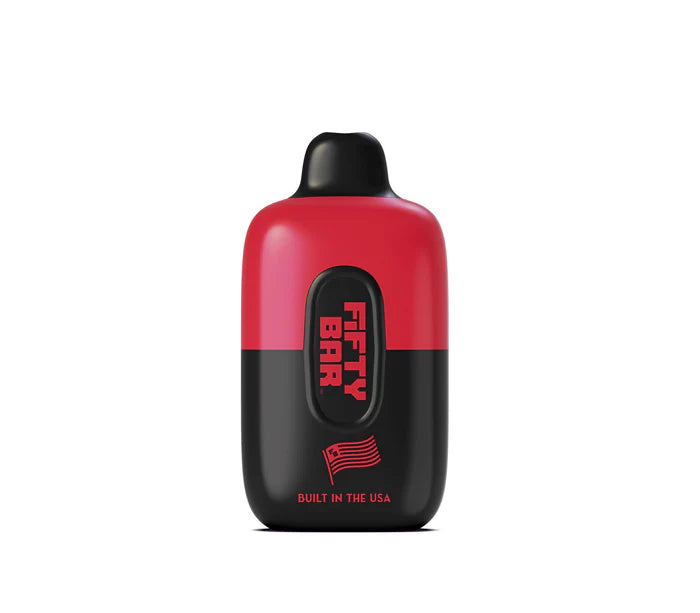 Fifty Bar Disposable | 6500 Puffs | 16mL | 50Mg | MOQ 5 | Strawberry Super Strudel